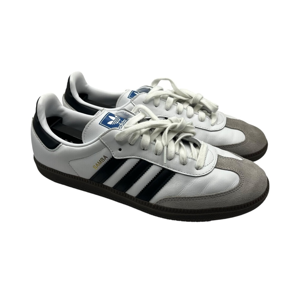 adidas Samba OG Shoes Cloud White/Core Black/Gum Men’s Size 10